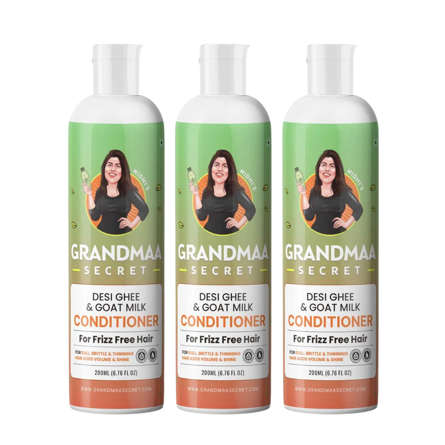 Desi Ghee & Goat Milk Conditioner for Dry & Damaged Hair - Image 10