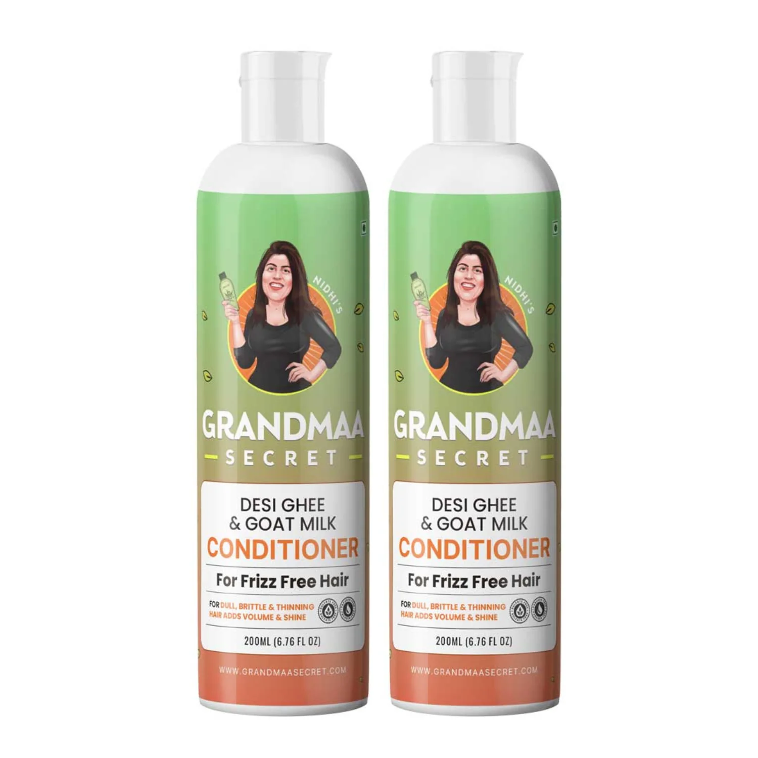 Desi Ghee & Goat Milk Conditioner for Dry & Damaged Hair - Image 8
