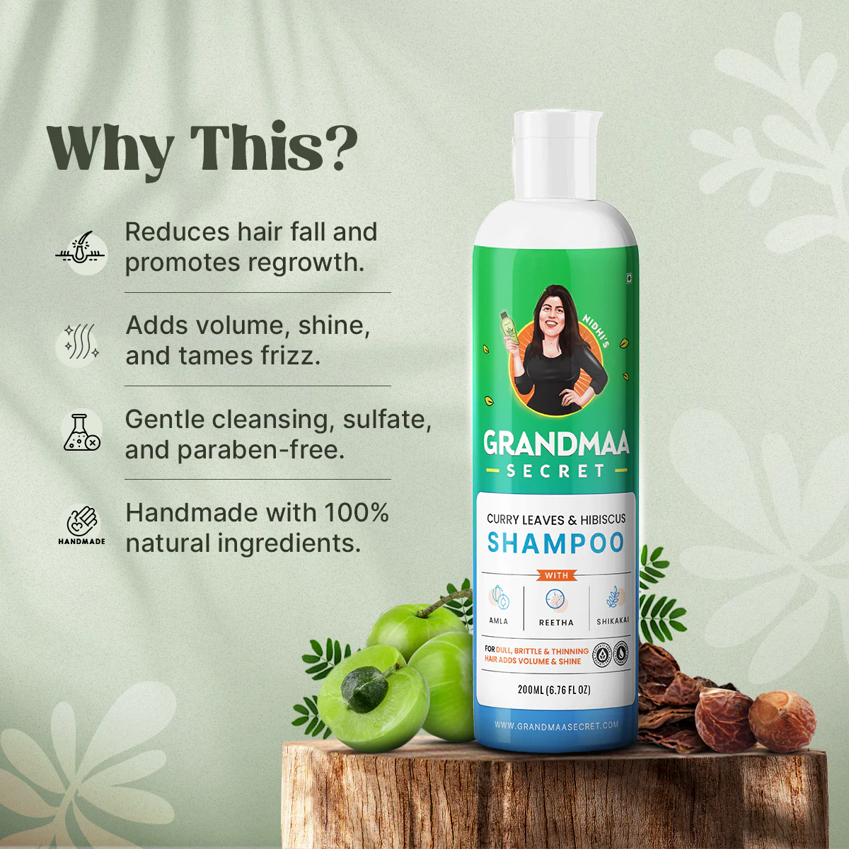 Thick Hair Combo with 13 Herbs Hair Oil, Shampoo & Rosemary Ark - Image 8